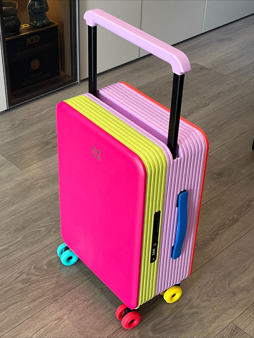 Spinner Wheel Rolling Suitcase 20 Inch - حقيبة سفر أنيقة مقاس 20 و24