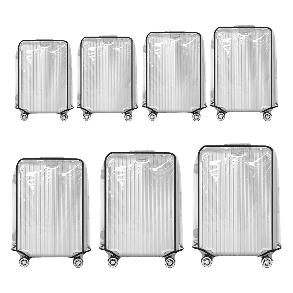 Luggage Protective Cover Transparent - غطاء حماية شفاف للحقائب مقاس 18-30
