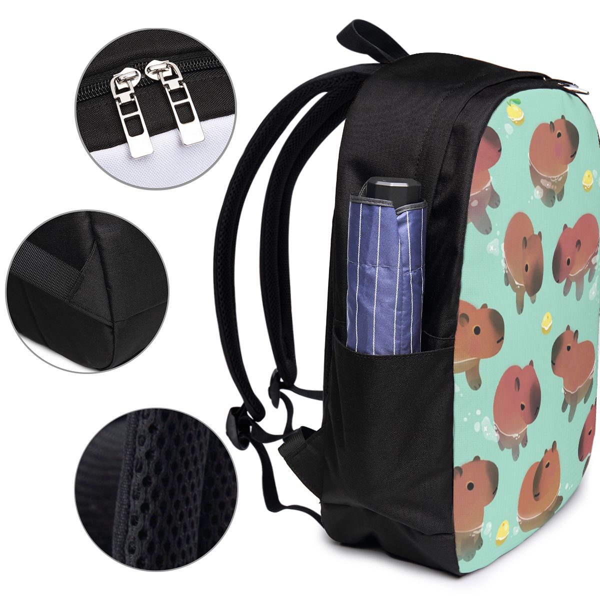 حقيبة ظهر بنمط حيوان الكابيبار - مراجعة Backpacks وسعره