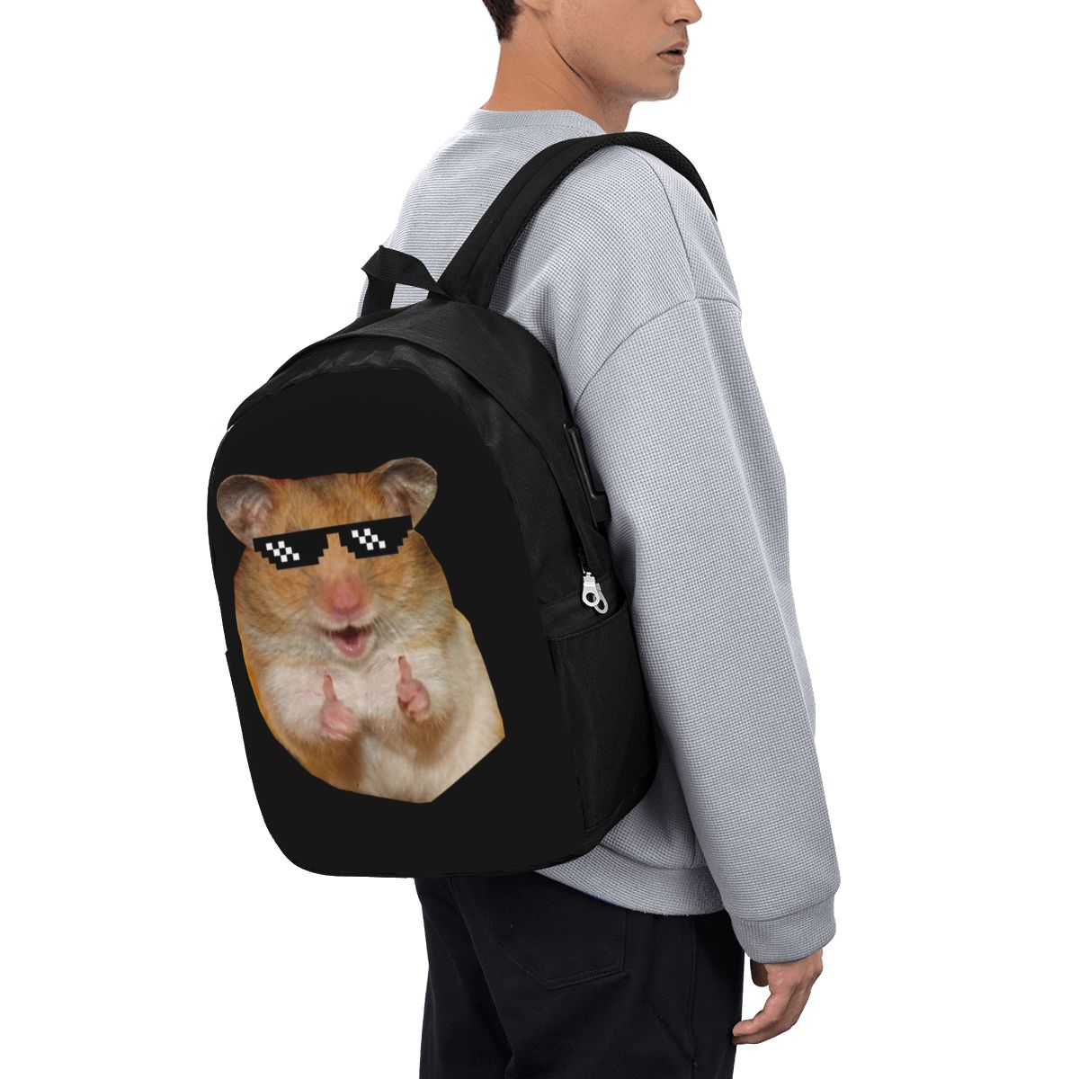 حقيبة ظهر مضحكة على شكل هامستر - مراجعة Backpacks وسعره