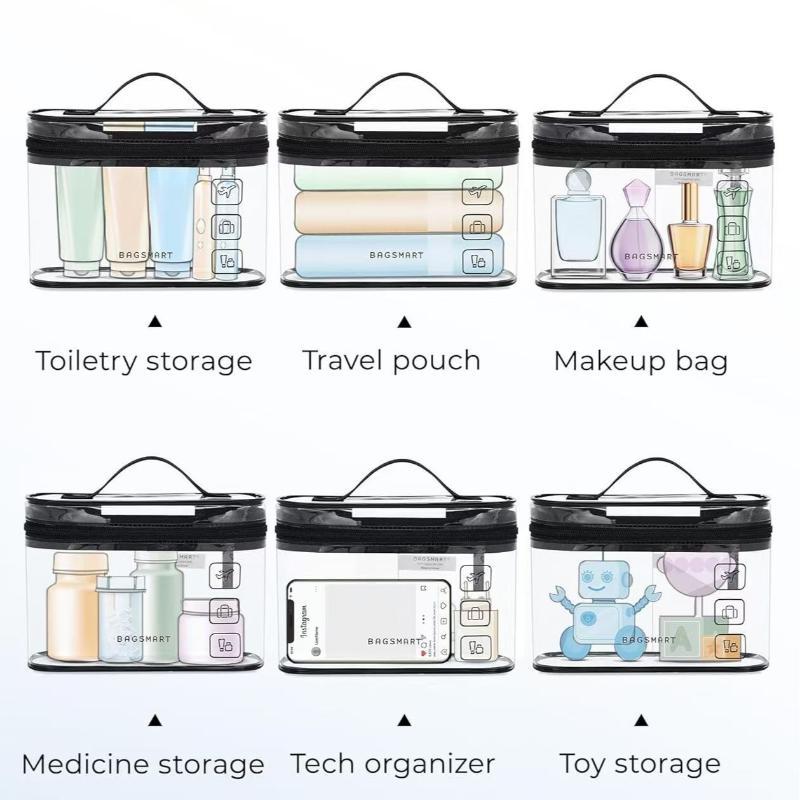حقيبة مستحضرات تجميل شفافة ومق - مراجعة Cosmetic Bags وسعره