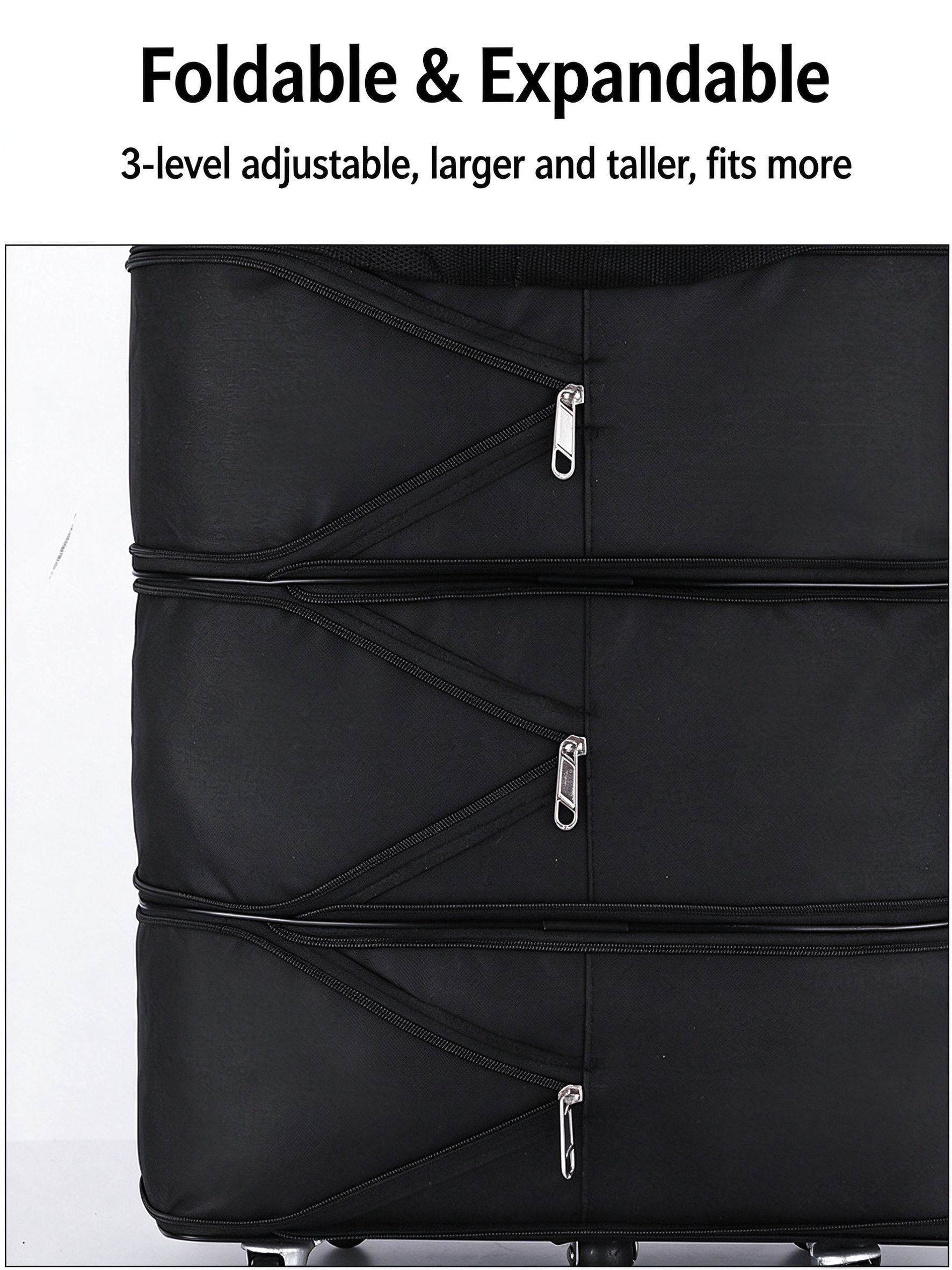 حقيبة سفر كبيرة الحجم قابلة لل - مراجعة Foldable Rolling Luggage Bag وسعره