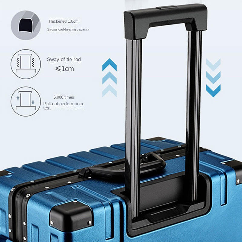 حقائب سفر بإطار ألومنيوم للرجا - مراجعة Aluminum Frame Carry On Luggage وسعره