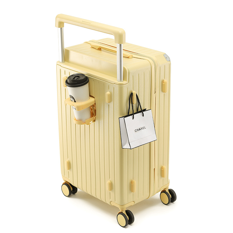 حقيبة سفر بعجلات متعددة الوظائ - مراجعة Spinner Wheel Rolling Suitcase 20 Inch وسعره
