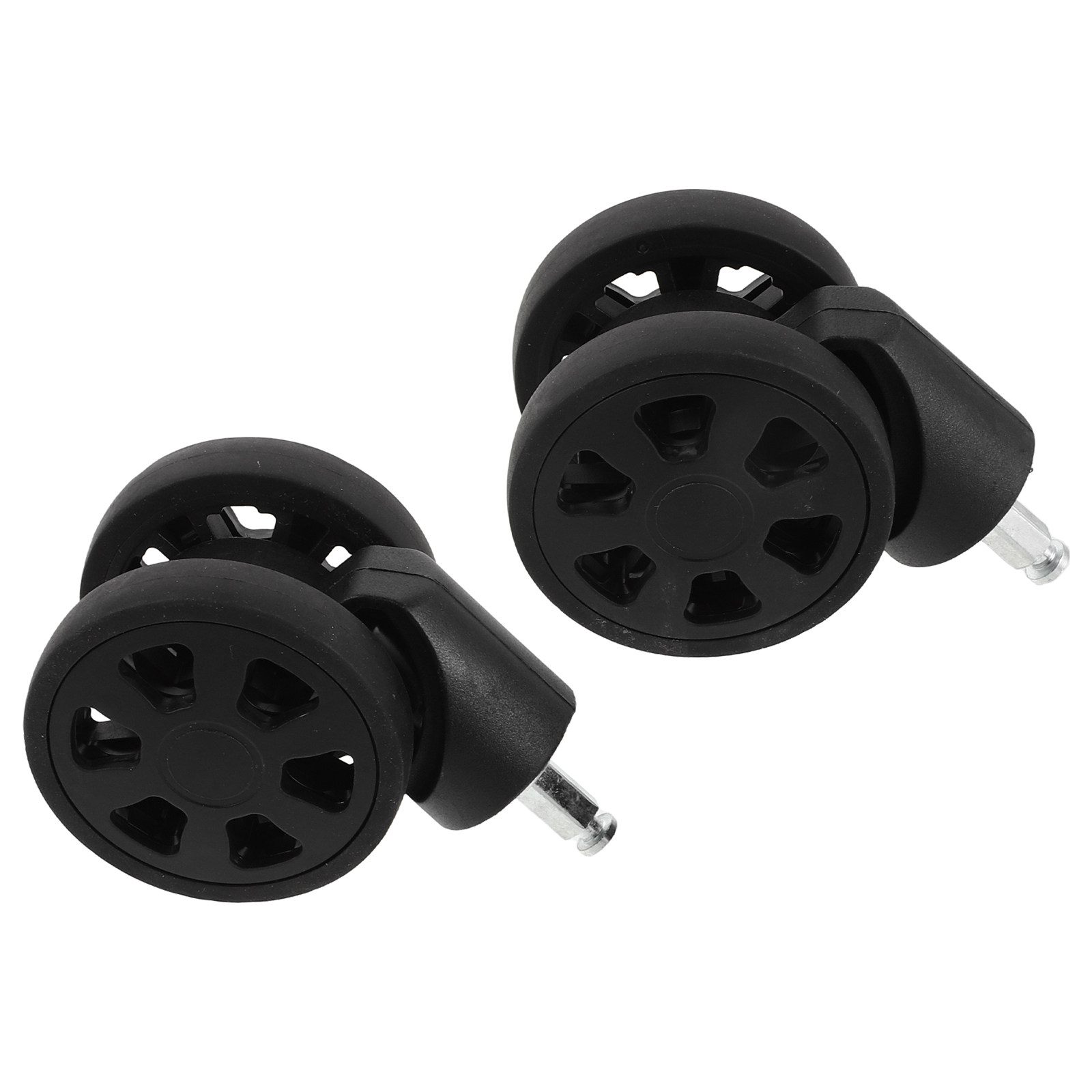 قطعتان من عجلات الأمتعة العالم - مراجعة Silent Replacement Luggage Wheels وسعره