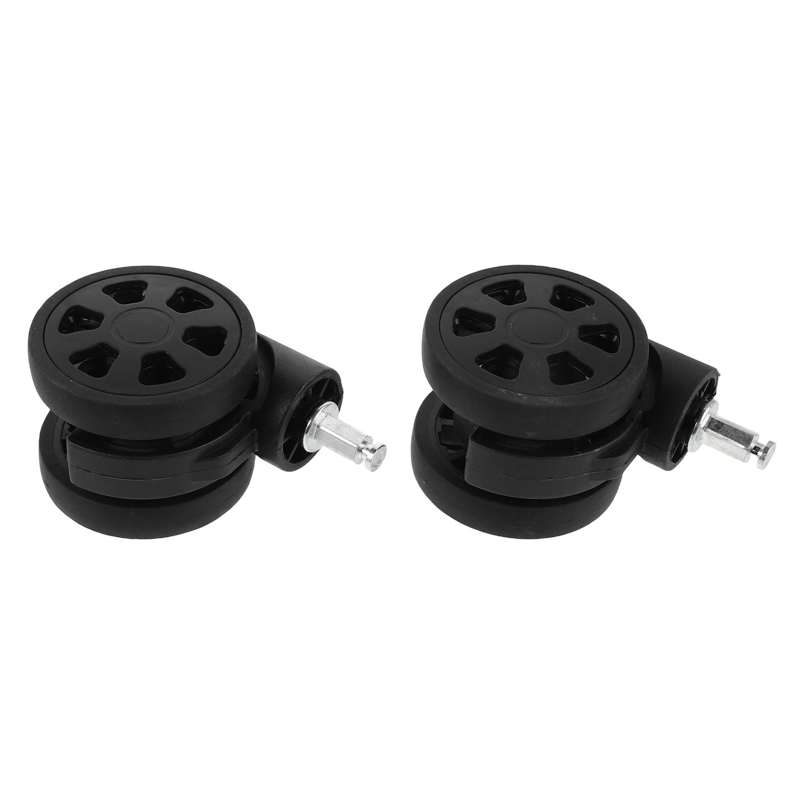 قطعتان من عجلات الأمتعة العالم - مراجعة Silent Replacement Luggage Wheels وسعره