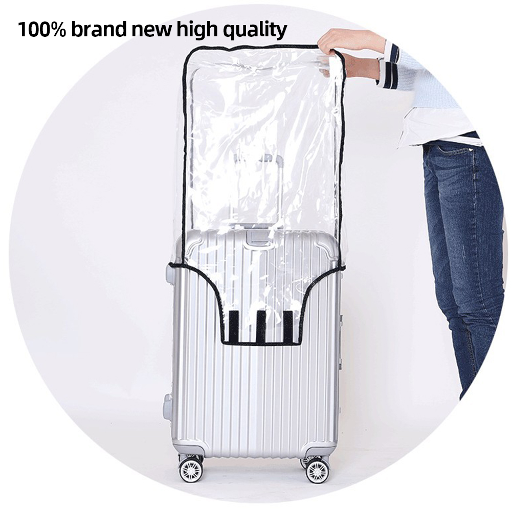 غطاء حماية شفاف للحقائب مقاس 1 - مراجعة Luggage Protective Cover Transparent وسعره