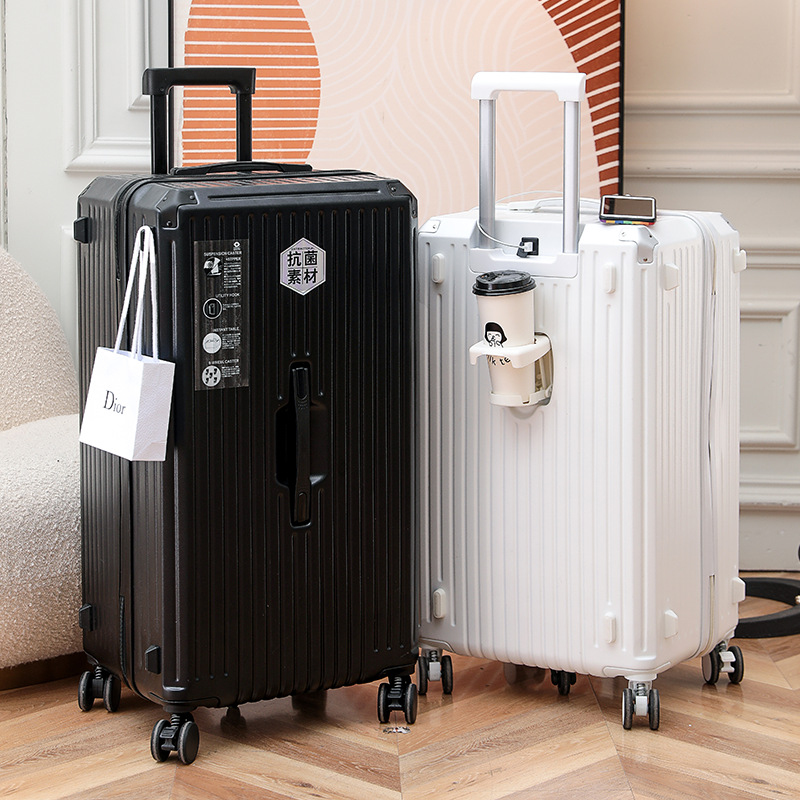 حقيبة سفر متعددة الوظائف بعجلا - مراجعة Spinner Wheel Rolling Suitcase 20 Inch وسعره