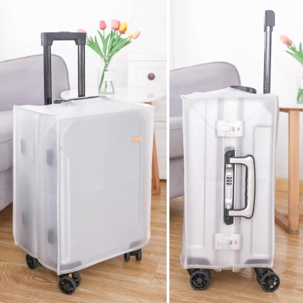 غطاء حماية جديد للحقائب مقاوم  - مراجعة Luggage Protective Cover Transparent وسعره