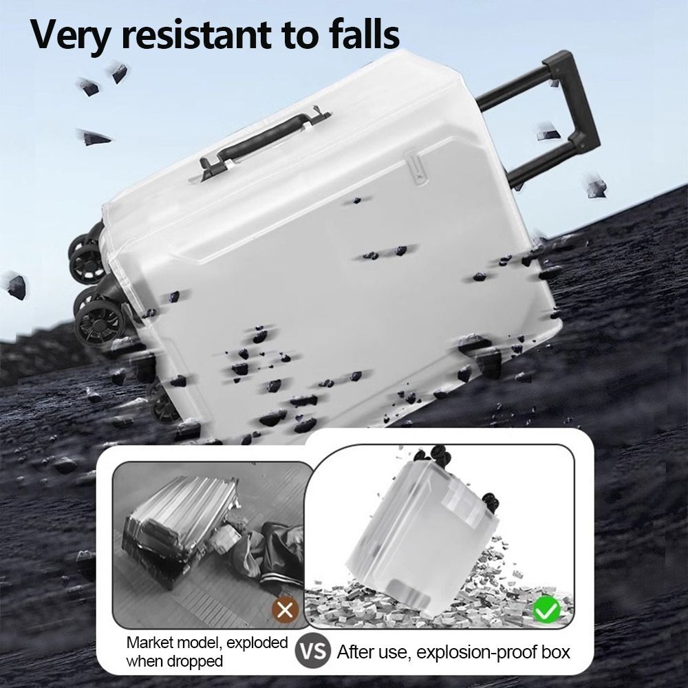 غطاء حماية جديد للحقائب مقاوم  - مراجعة Luggage Protective Cover Transparent وسعره