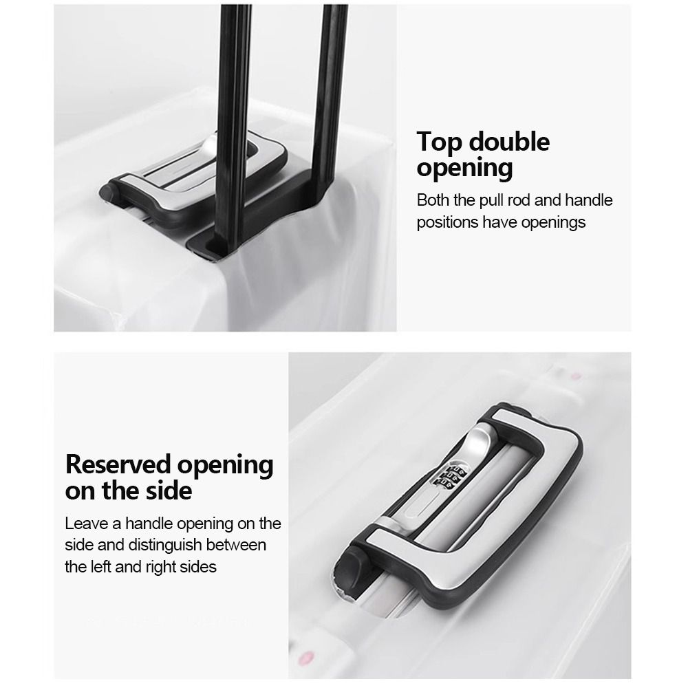 غطاء حماية جديد للحقائب مقاوم  - مراجعة Luggage Protective Cover Transparent وسعره