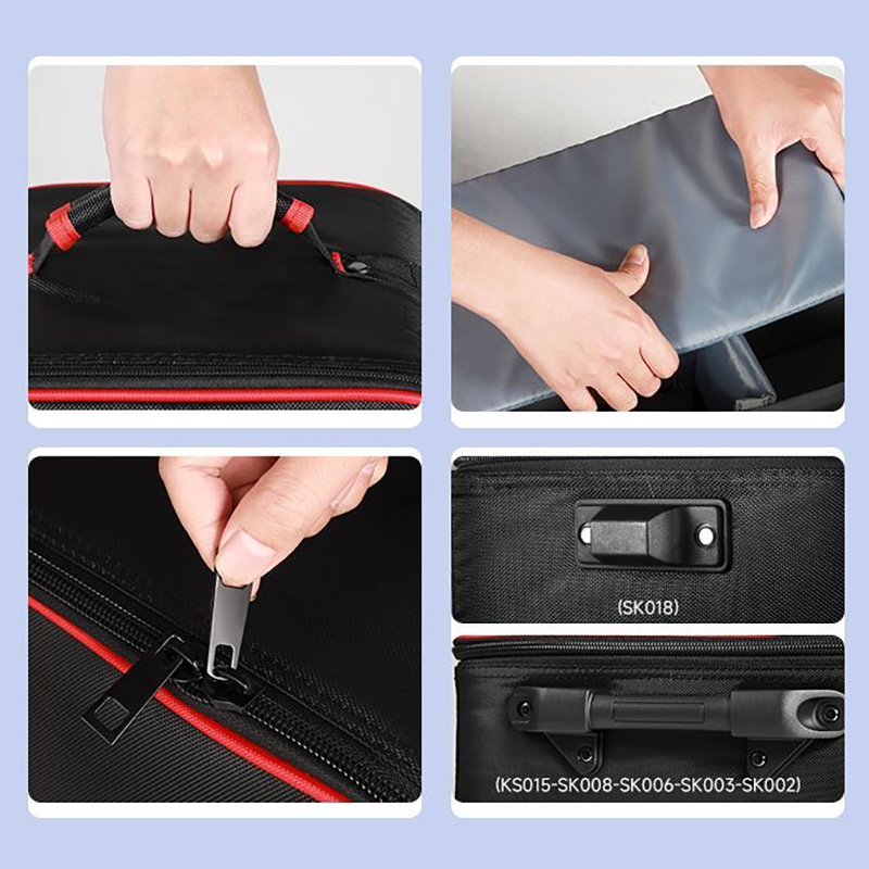 مجموعة إضاءة فلاش احترافية للا - مراجعة Foldable Rolling Luggage Bag وسعره