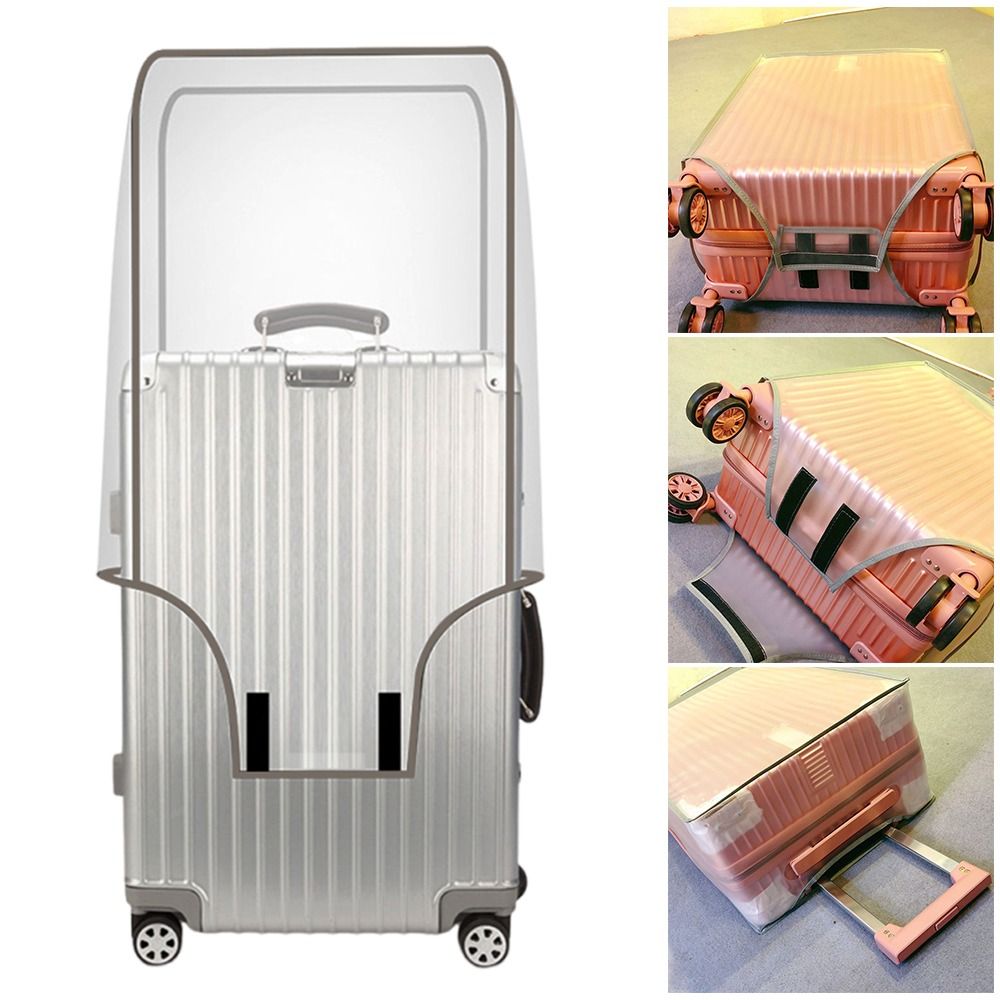 غطاء حماية شفاف من مادة PVC لل - مراجعة Waterproof Suitcase Cover Protector وسعره