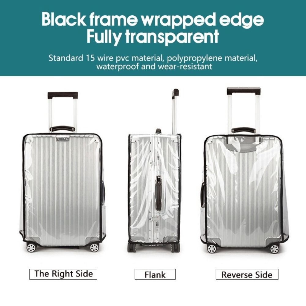غطاء حماية شفاف من مادة PVC لل - مراجعة Waterproof Suitcase Cover Protector وسعره