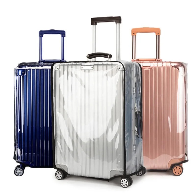 غطاء حقيبة للأمتعة مقاس 18-30  - مراجعة Luggage Protective Cover Transparent وسعره