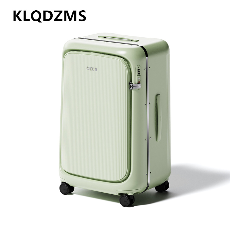 حقيبة سفر KLQDZMS مقاس 24-28 ب - مراجعة Aluminum Frame Carry On Luggage وسعره