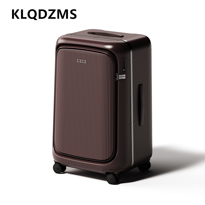 حقيبة سفر KLQDZMS مقاس 24-28 ب - مراجعة Aluminum Frame Carry On Luggage وسعره