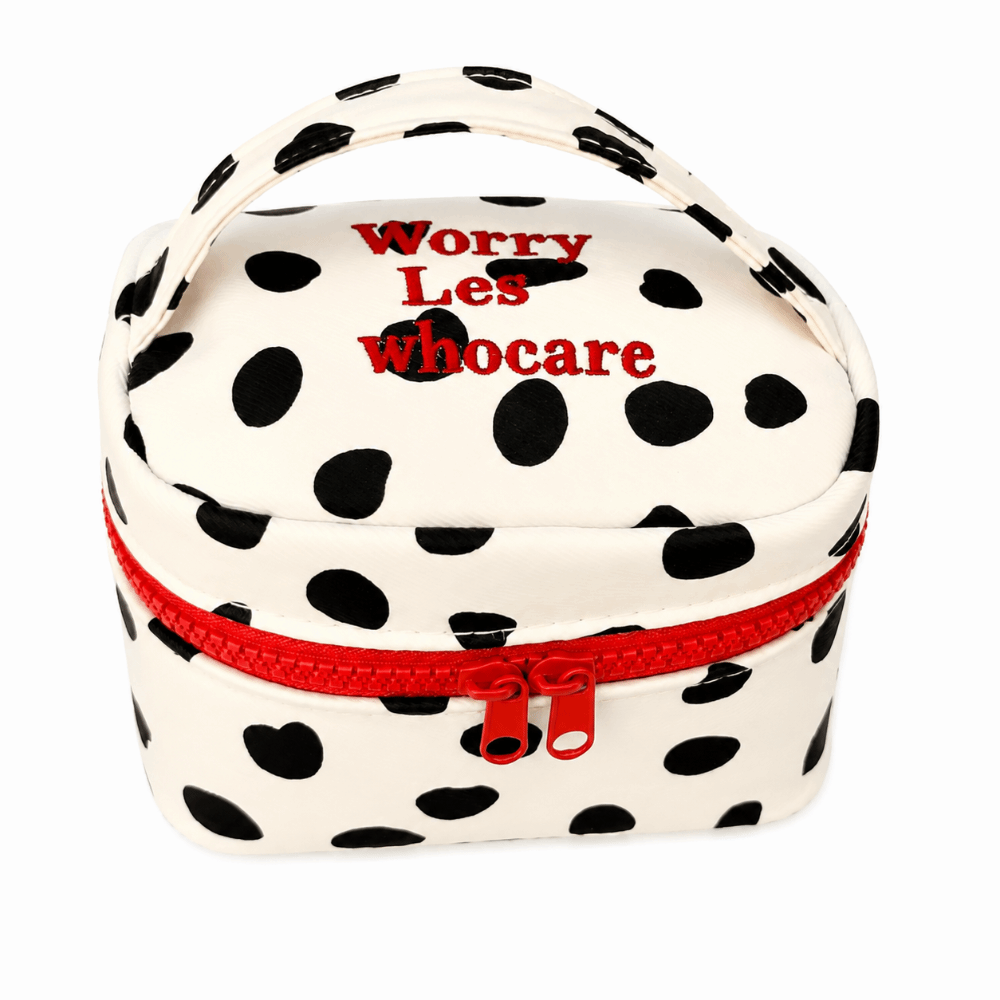 حقيبة مكياج محمولة بنقشة البول - مراجعة Cosmetic Bags وسعره