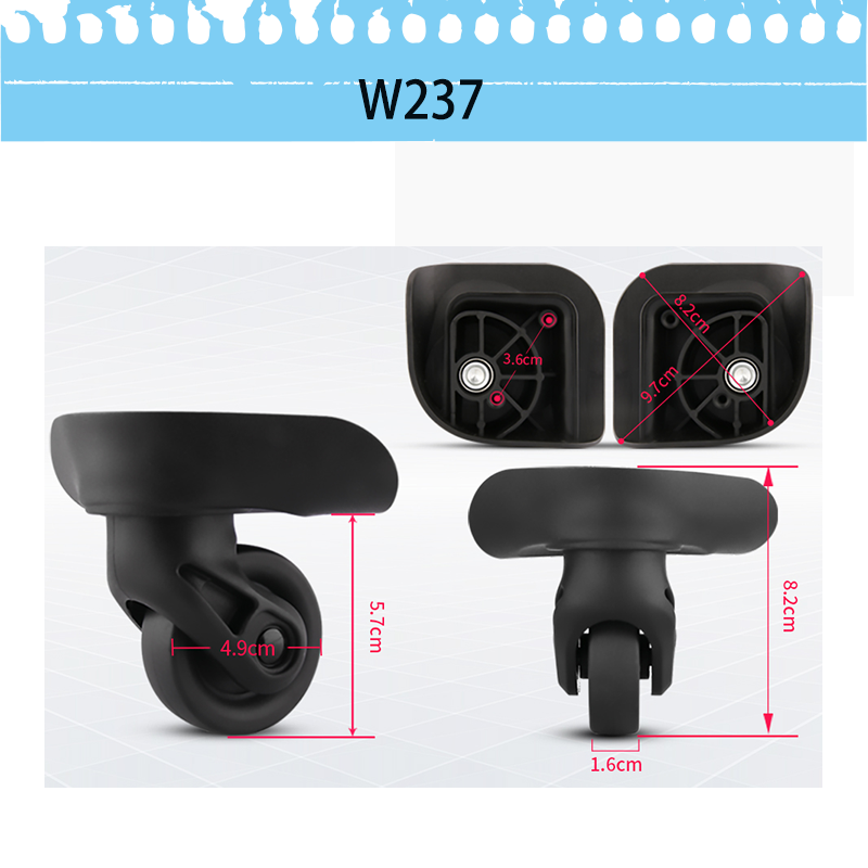 مناسب لعربة أمريكية تورستر 85A - مراجعة Silent Replacement Luggage Wheels وسعره