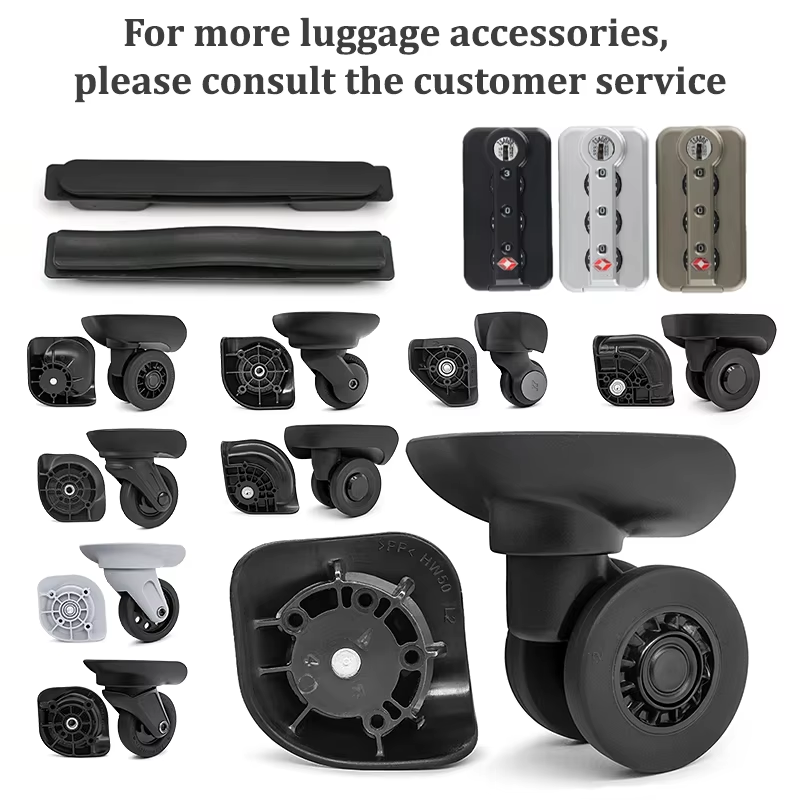 عجلات حقيبة صامتة، عالمية 360  - مراجعة Silent Replacement Luggage Wheels وسعره